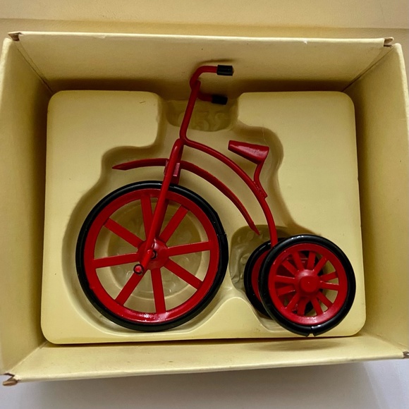 Vintage, Rare, Country Antique Toy- Ornaments- Tricycle - Picture 6 of 11